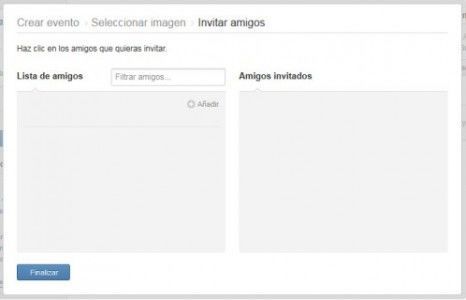 Crear evento tuenti