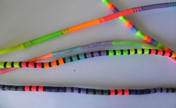 Trenzas de hilo en verano