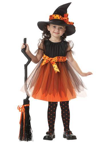 disfraz niña bruja halloween