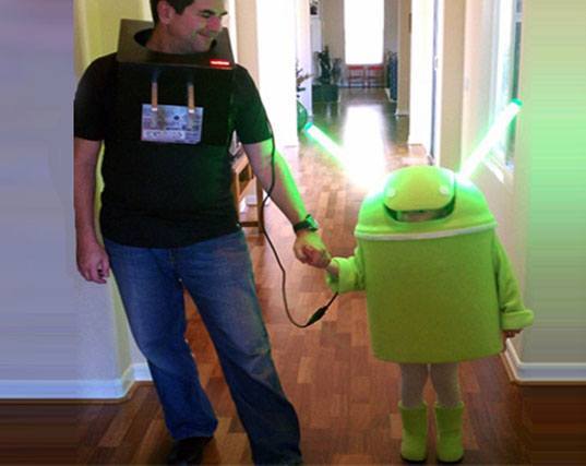 disfraz android niño halloween