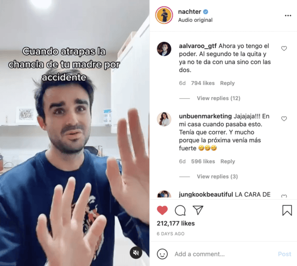 Las 10 mejores cuentas de chistes y memes en Instagram Nachter