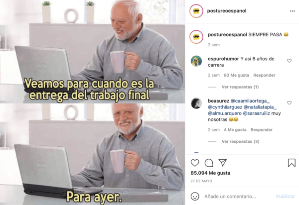 Las 10 mejores cuentas de chistes y memes en Instagram Postureo Español